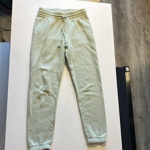 Aritzia sage green sweat pants